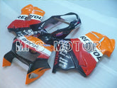 Honda VFR800 1998-2001 ABS Fairing - Repsol - Red Black Orange - MFS6381